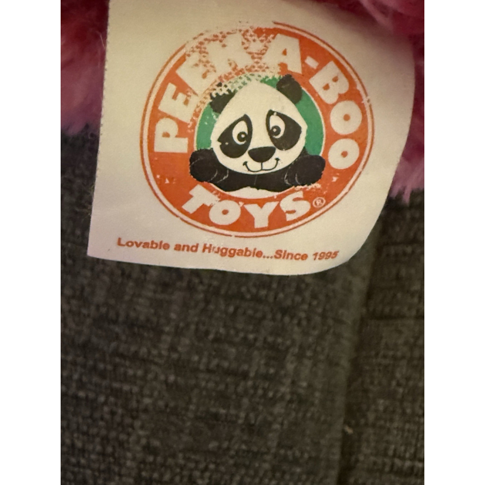 Peek a Boo Toys Pink Dolly Liana Alpaca Soft Plush Stuffed - Picture 6 of 7